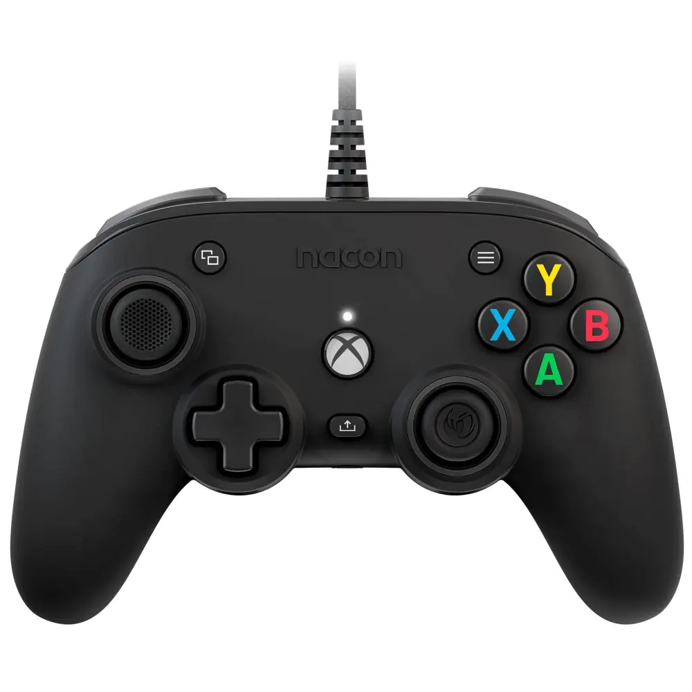 Жичен геймпад Nacon XBox Series Pro Compact Black, Черен, (35934439)