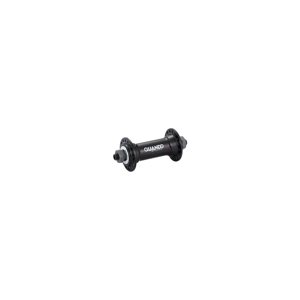 Компонент за велосипед Quando QUANDO KT-A15F, 36H, ALLOY, QR - KT-204N, M9*100*108mm, &quot;VELOTEC&quot; LOGO, ED BLACK Главини Предни главини, 10240