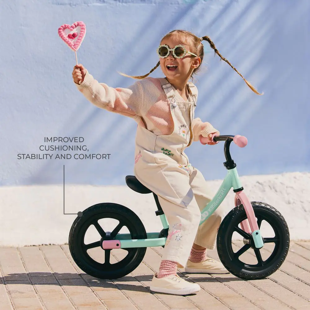 Kinderkraft колело за баланс 2WAY NEXT OFFROAD CANDY MINT, (35944110)