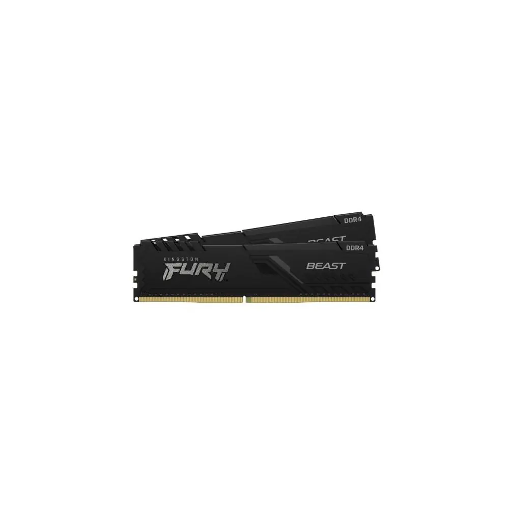 Памет Kingston FURY Beast Black 64GB(2x32GB) DDR4 3200MHz KF432C16BBK2/64, (35934619)
