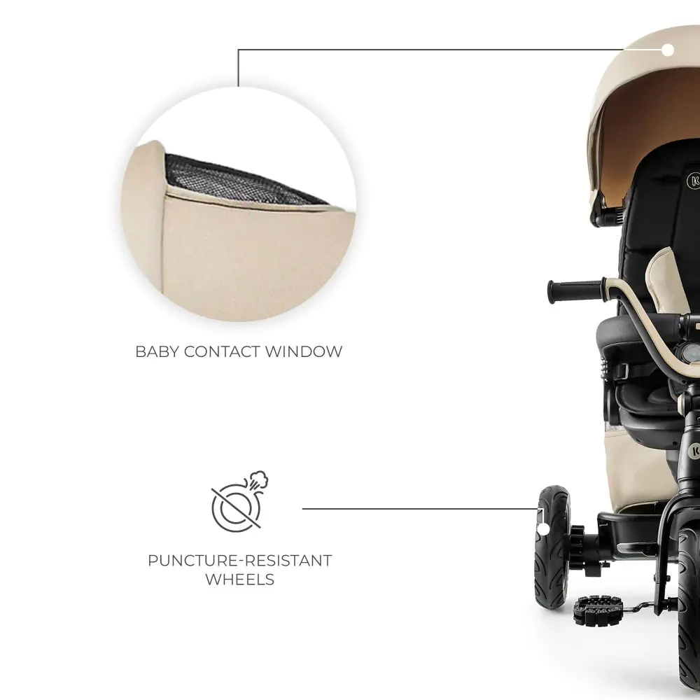 KinderKraft EASYTWIST бежова триколка KREASY00BEG0000, (35944099)
