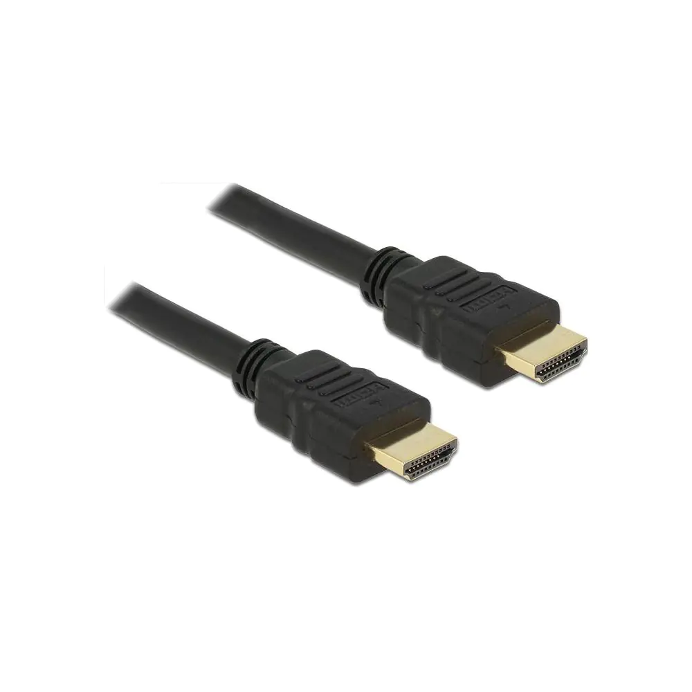 Кабел Delock High Speed, HDMI мъжко - HDMI A мъжко, 4K, 0.25 m, Ethernet, (35937242)