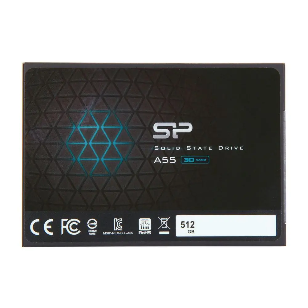 SSD SILICON POWER A55, 2.5', 512 GB, SATA3 3D NAND flash, (35933335)