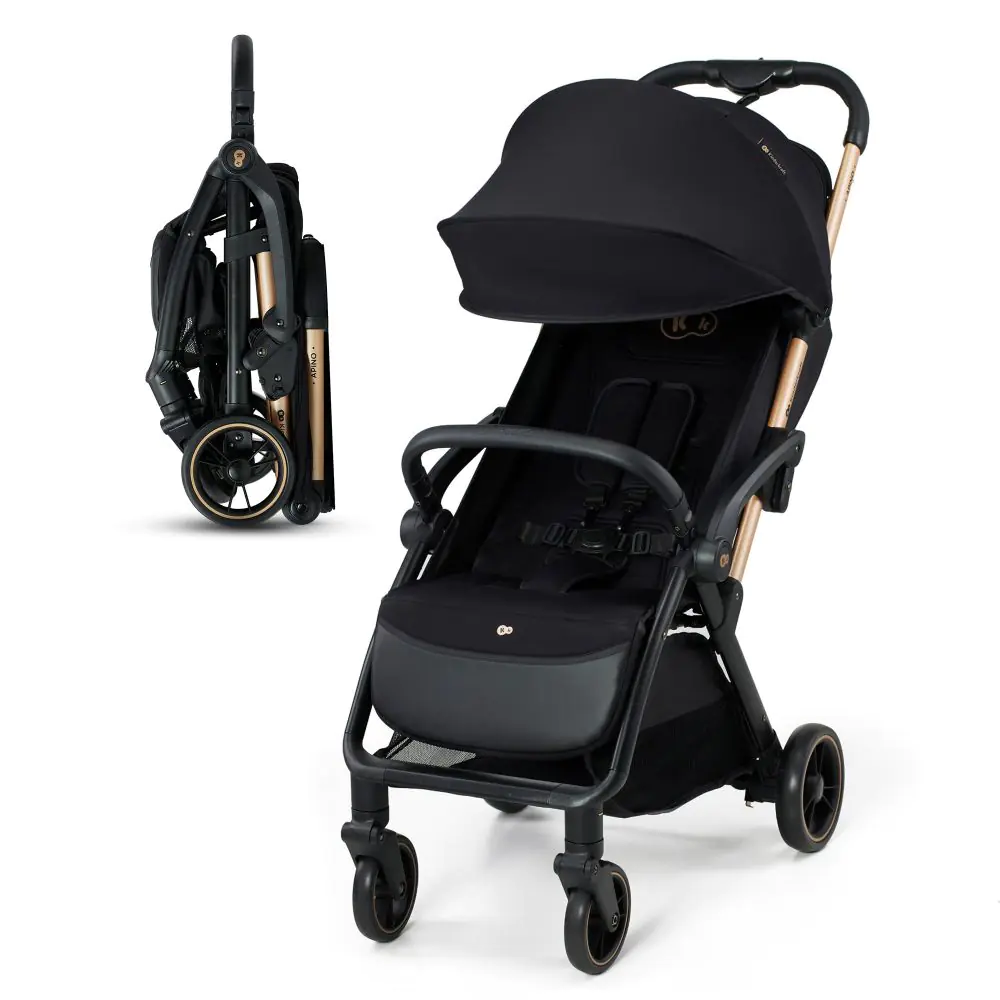 Бебешка количка KinderKraft APINO, Raven Black, (35944610)