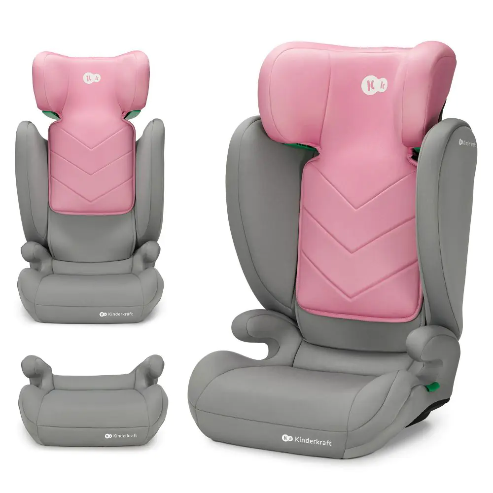 Kinderkraft I-SPARK столче за кола 100-150cm PINK, (35943918)