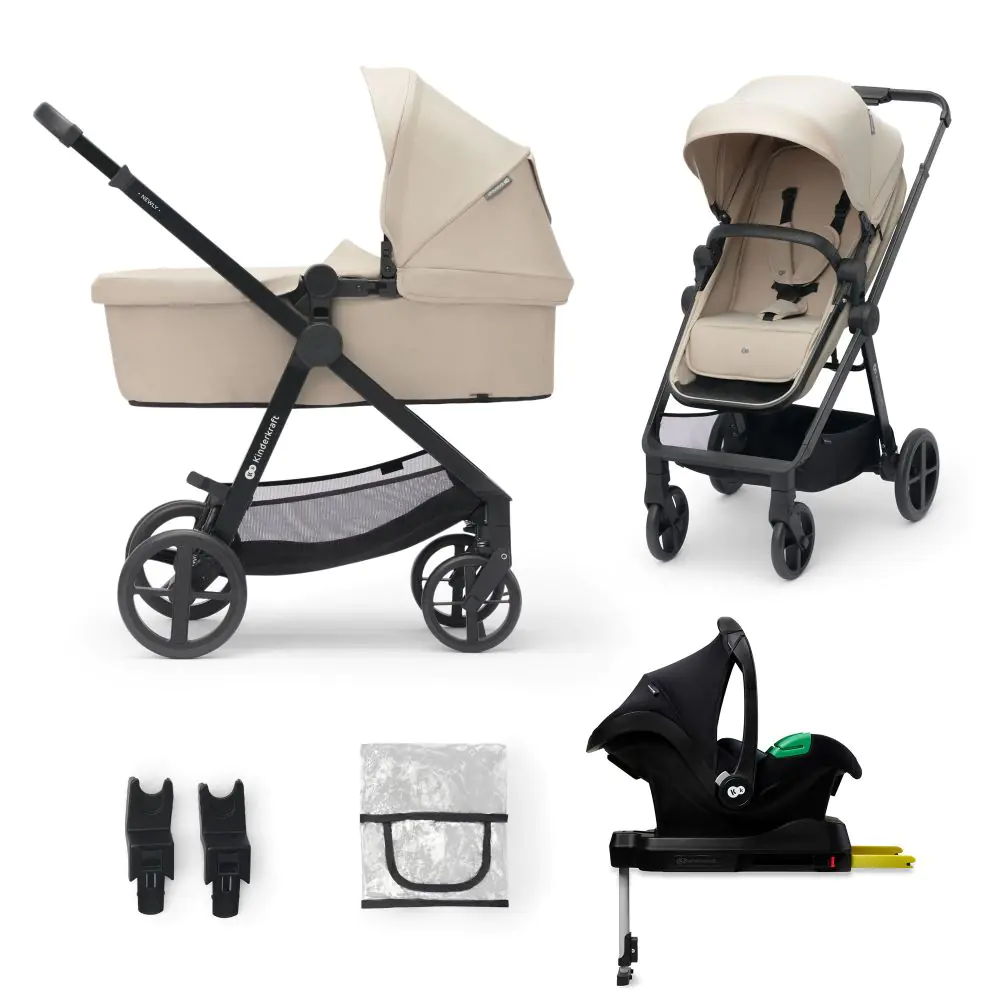 Kinderkraft NEWLY бебешка количка 4в1 SAND BEIGE, (35945124)