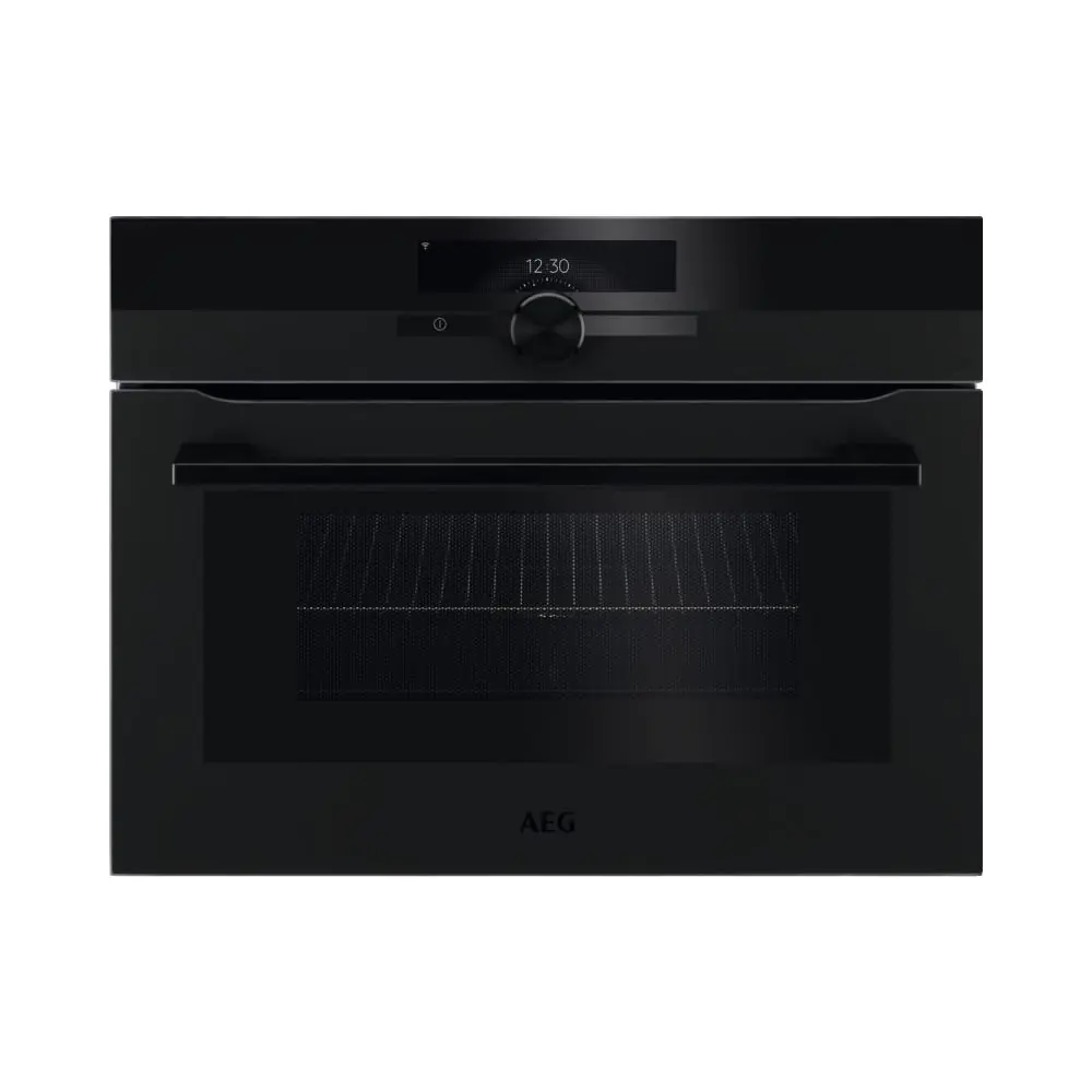 Компактна фурна с микровълни за вграждане AEG KMK965090T, (21610)
