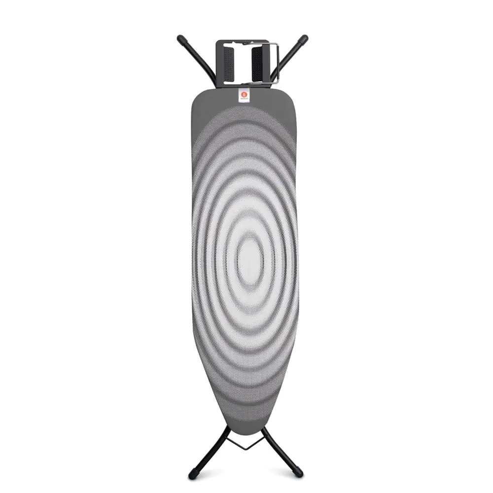 Маса за гладене Brabantia B 124x38cm с поставка за ютия, Titan Oval, (35941935)