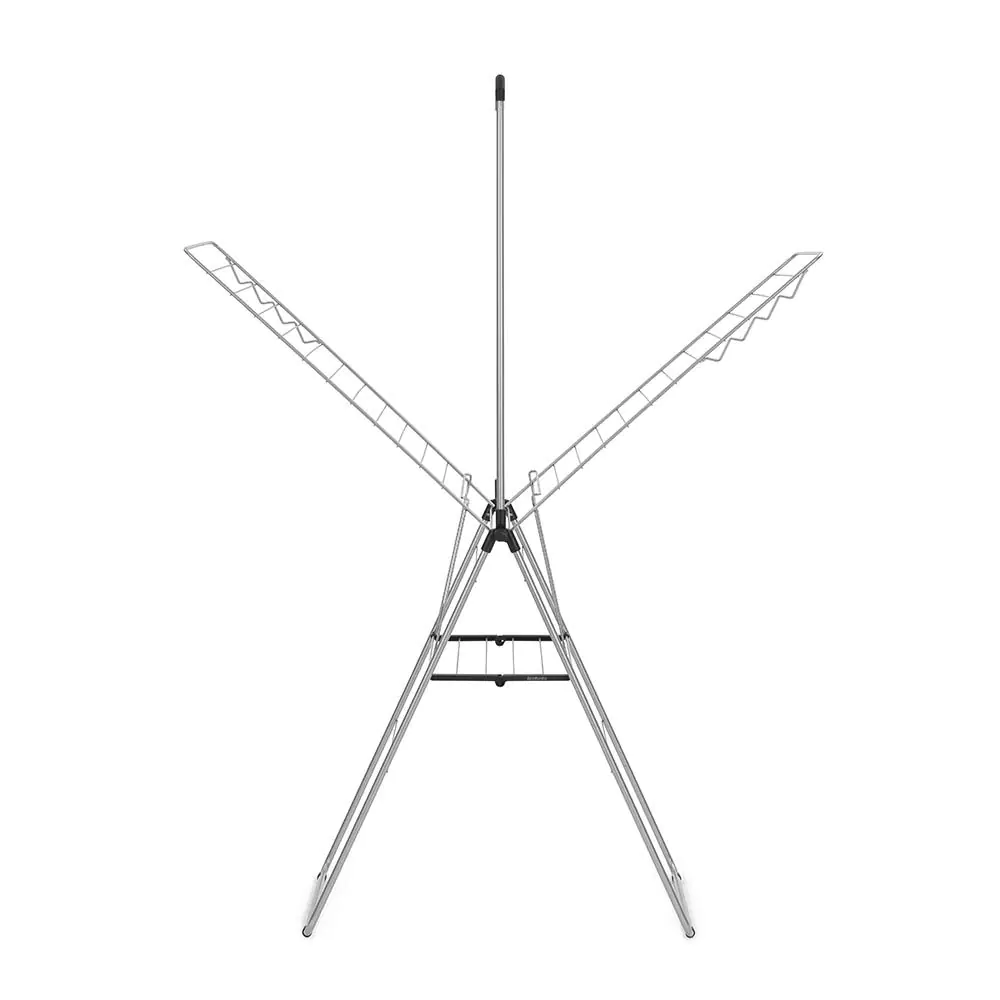 Сушилник за дрехи Brabantia Hangon 25m с допълнителен прът, Metallic Grey, (35944132)