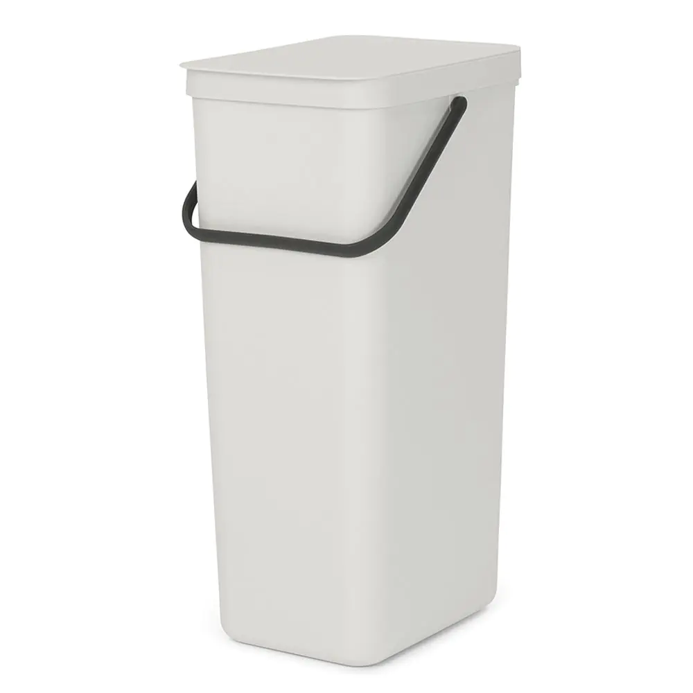 Кош за смет за разделно събиране Brabantia Sort&Go 40L, Light Grey, (35942439)