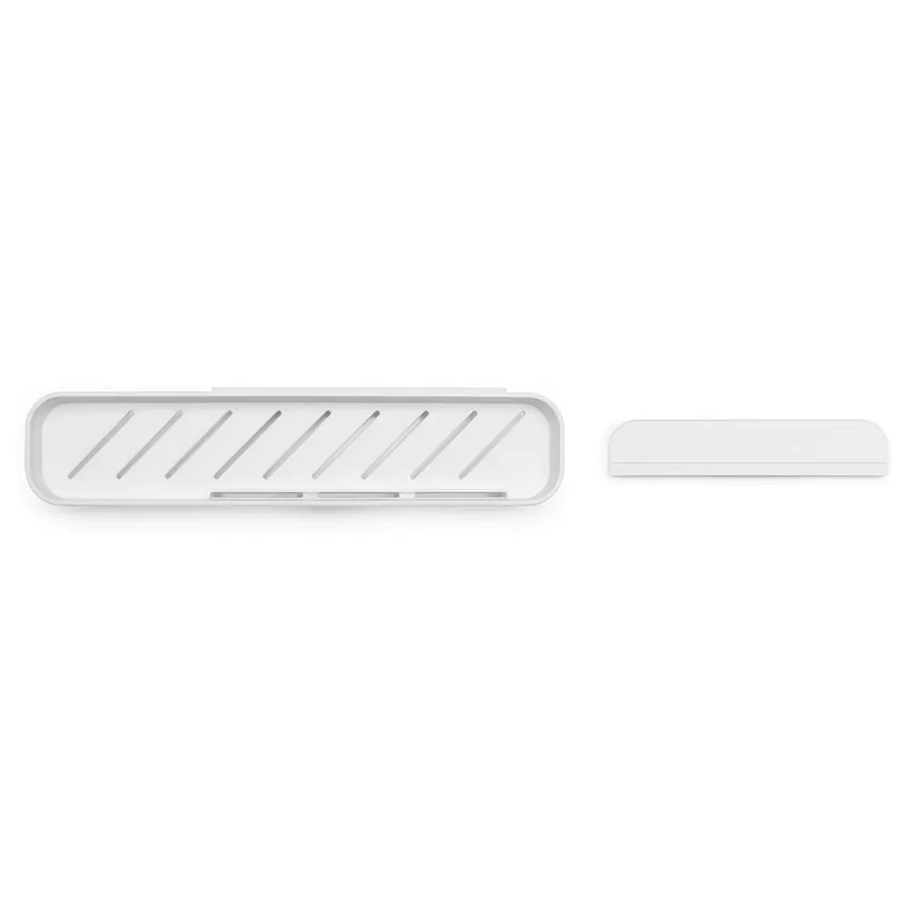 Рафт за душ с приставка за почистване Brabantia MindSet Mineral Fresh White, (35942535)