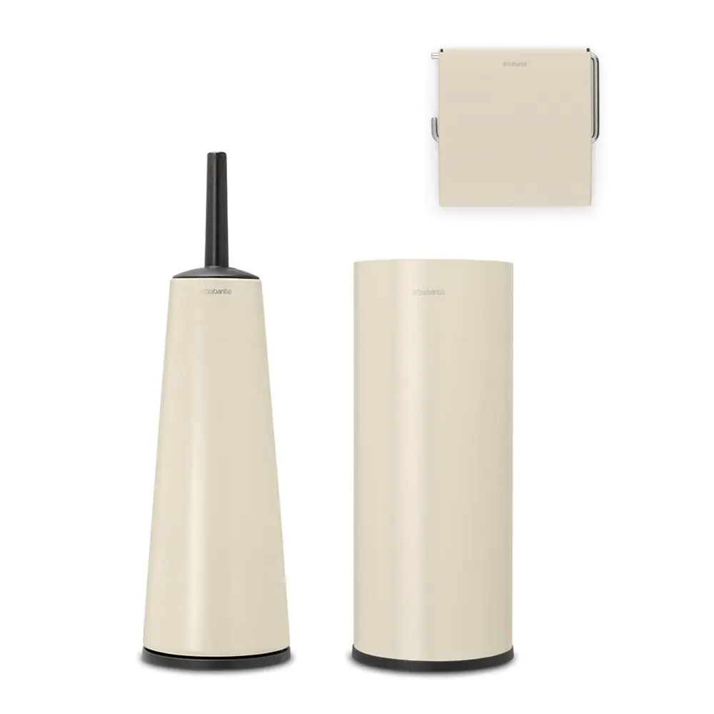 Комплект аксесоари за тоалетна Brabantia ReNew Soft Beige 3 части, (35942706)