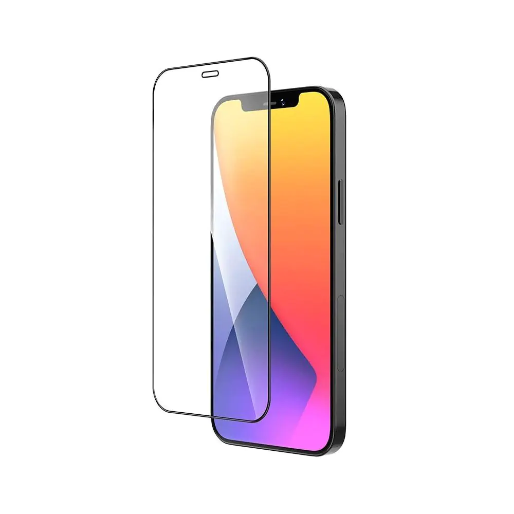 Стъклен протектор CURVED GLASS 9D за IPHONE 12, Черен