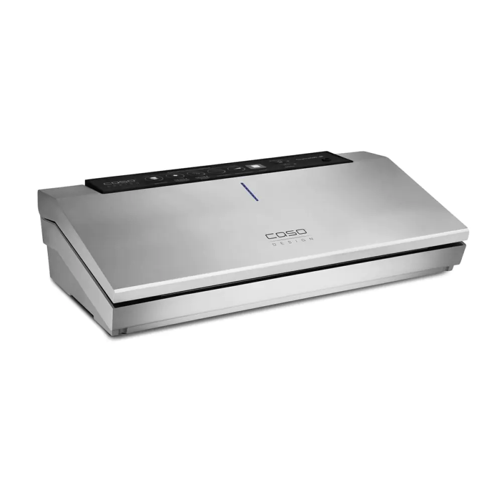 Машина за вакуумиране CASO GourmetVAC 480, Двойно запечатване, Вграден нож, 160 W, 20 л/мин, (19298)