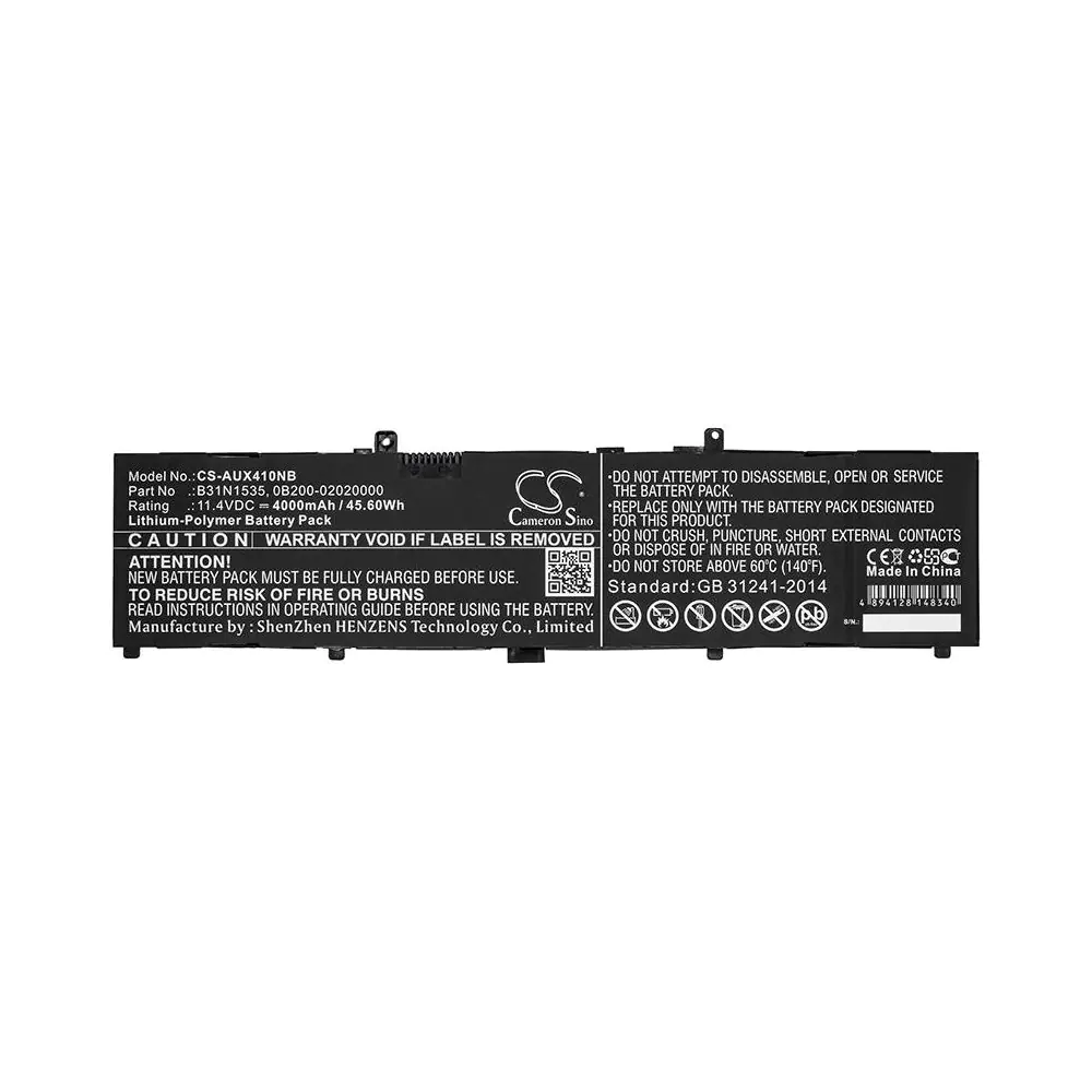 Батерия за лаптоп ASUS UX310 UX410A B31N1535  CS-AUX410NB 11,1V 4400mAh CAMERON SINO, (35936214)
