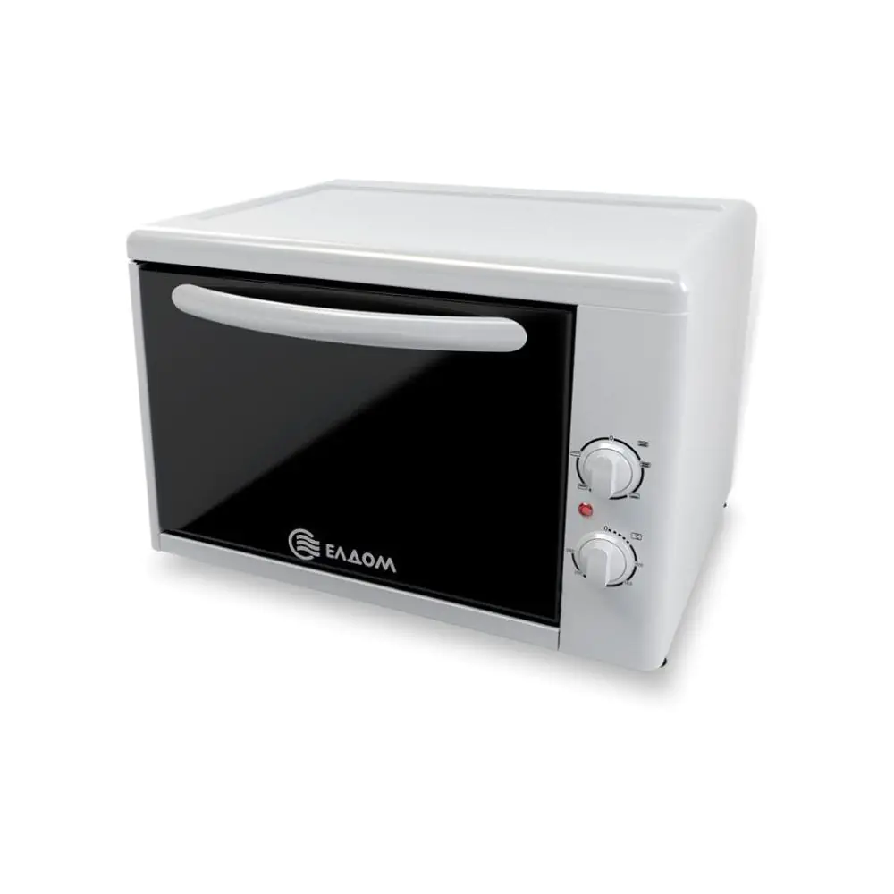Мини фурна Елдом 204VW, 38 L, 2700W, Закрит долен нагревател, Бял, (13282)