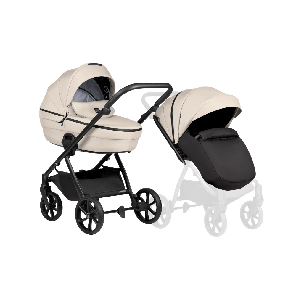 Tutis UNO 6+ бебешка количка 2в1 180 Beige, (35945140)
