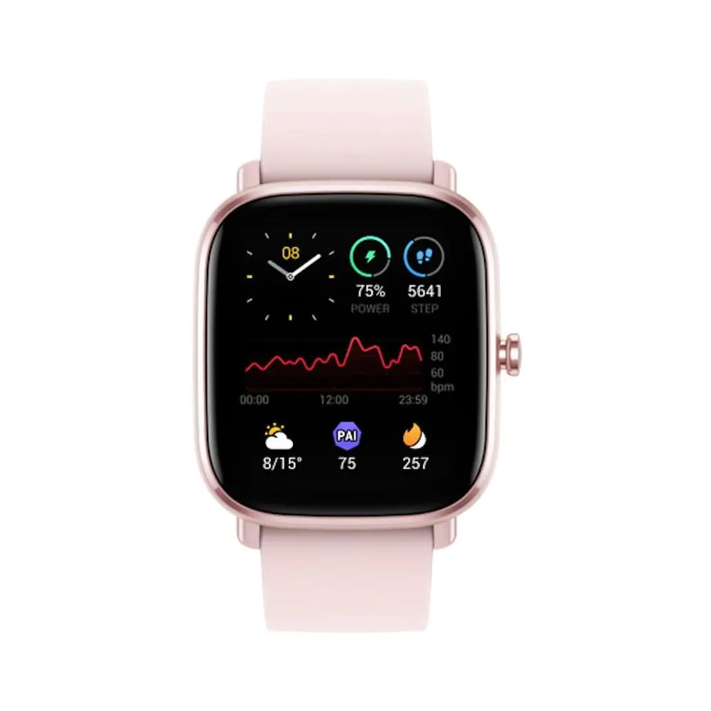 Смарт часовник XIAOMI AMAZFIT GTS 2 MINI - PINK (ОКСИМЕТЪР)