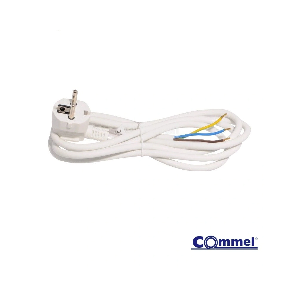 Кабел и щепсел COMMEL H055VV-F Г-образен 3x2 5mm2 2 метра, (35922781)