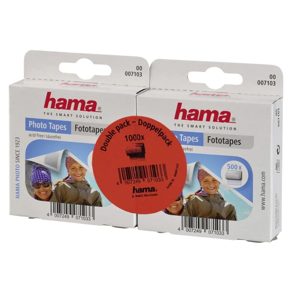 Самозалепваща лента за снимки HAMA 07103, 2x500 ленти двоен пакет, (35933357)