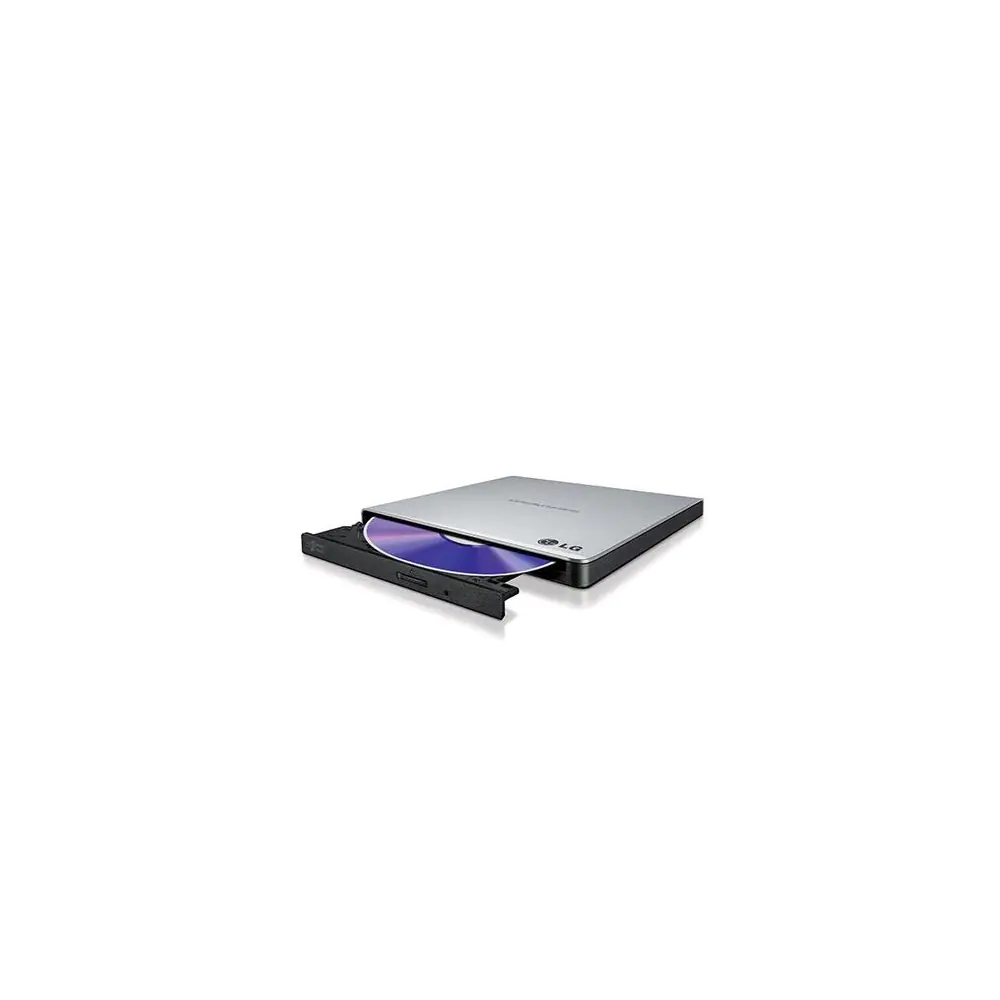 Външно USB DVD записващо устройство LG GP57ES40, USB 2.0, сребърно сиво, (35932651)