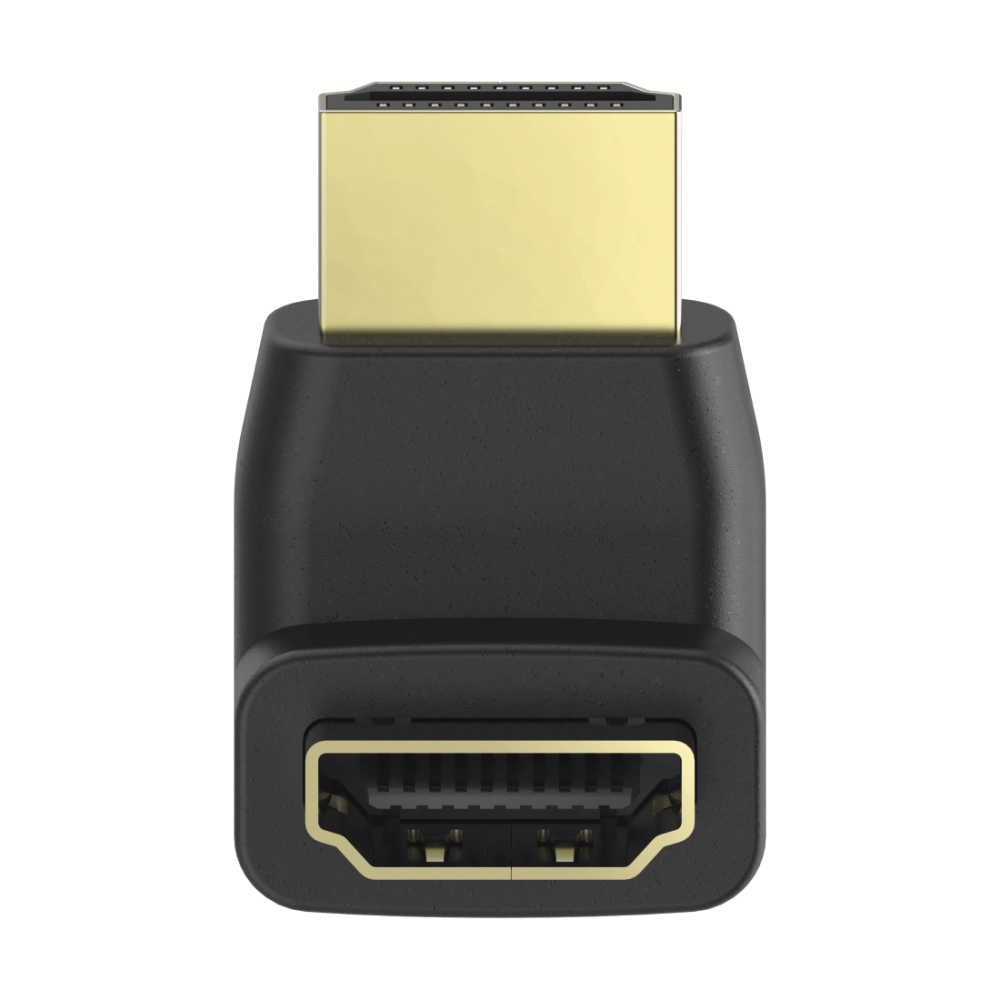 Адаптер HAMA 205164, HDMI мъжко - HDMI женско, на 90°, Черен, (35934662)