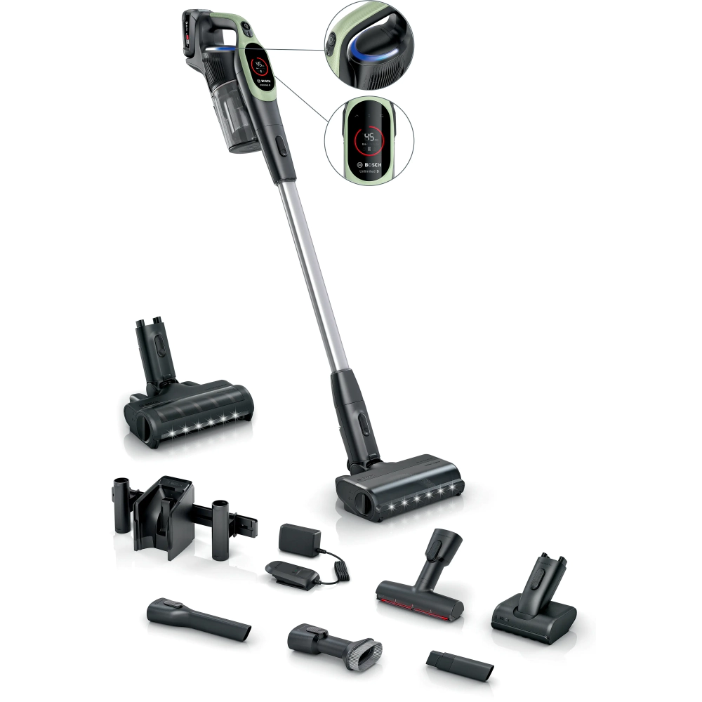 Вертикална прахосмукачка Bosch BCS931TQC Unlimited 9, (35946660)