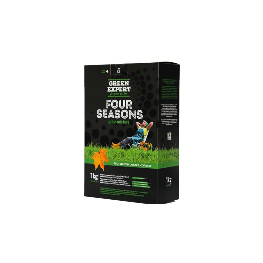 Тревна смеска 4-ри сезона 1кг Green Expert за 35-40 м2 (35947631)