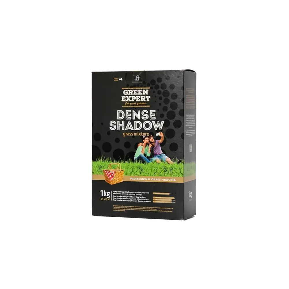 Тревна смеска Гъста сянка Green Expert 1кг за 35-40 м2 (35947636)