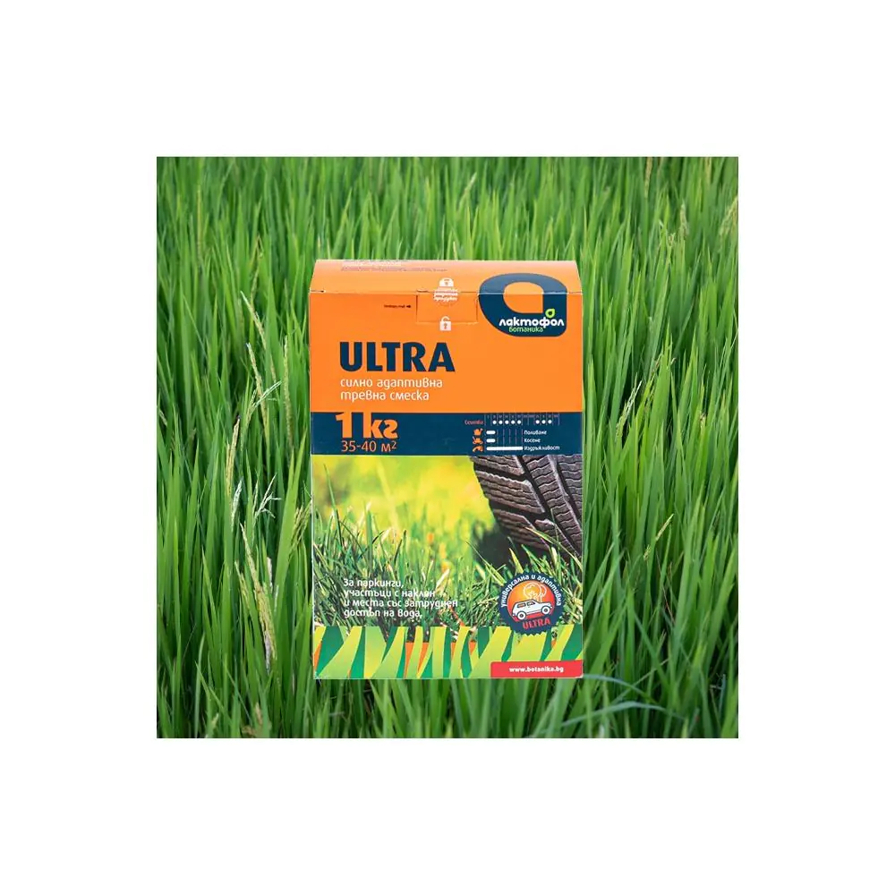 Тревна смеска високоустойчива Ultra Лактофол 1.0кг за 35-40м2 (35947663)