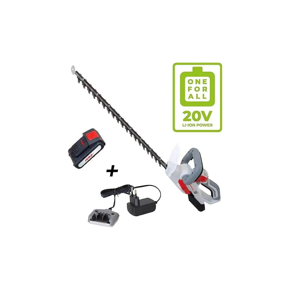 Акумулаторен храсторез IKRA IAHS 20-1 20V с батерия и зарядно в комплекта (35947739)
