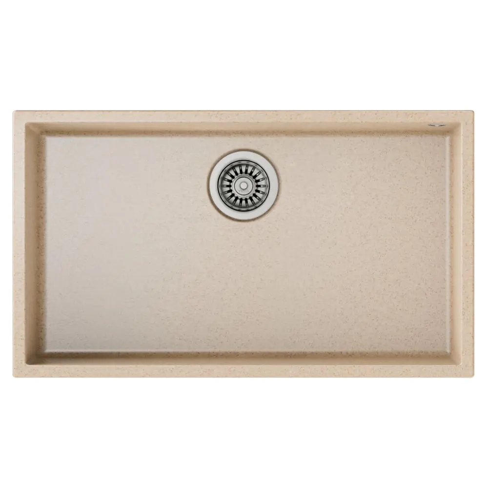 Подплотова гранитна мивка SQUARE7240TG, за шкаф 80 см, (35948832)