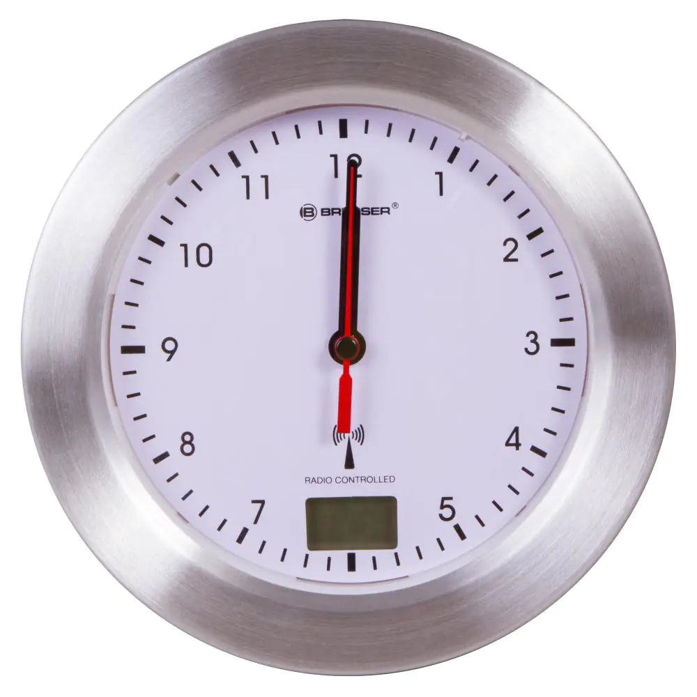 Непромокаем стенен часовник Bresser MyTime Bath, бял, (35949104)