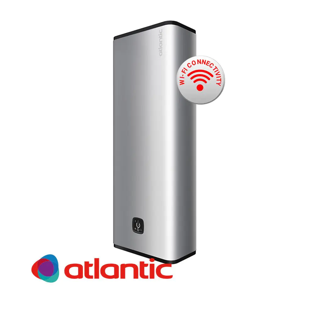 Електрически бойлер Atlantic Vertigo Steatite Wi-Fi 100 Silver, 80 L, (35949960)