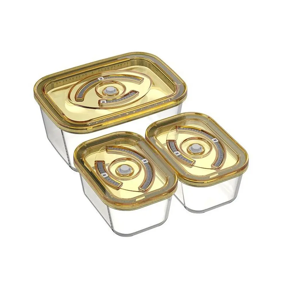Стъклени кутии за вакуумиране Crown GVC35115, 2 x 500 мл и 1500 мл, (35951021)