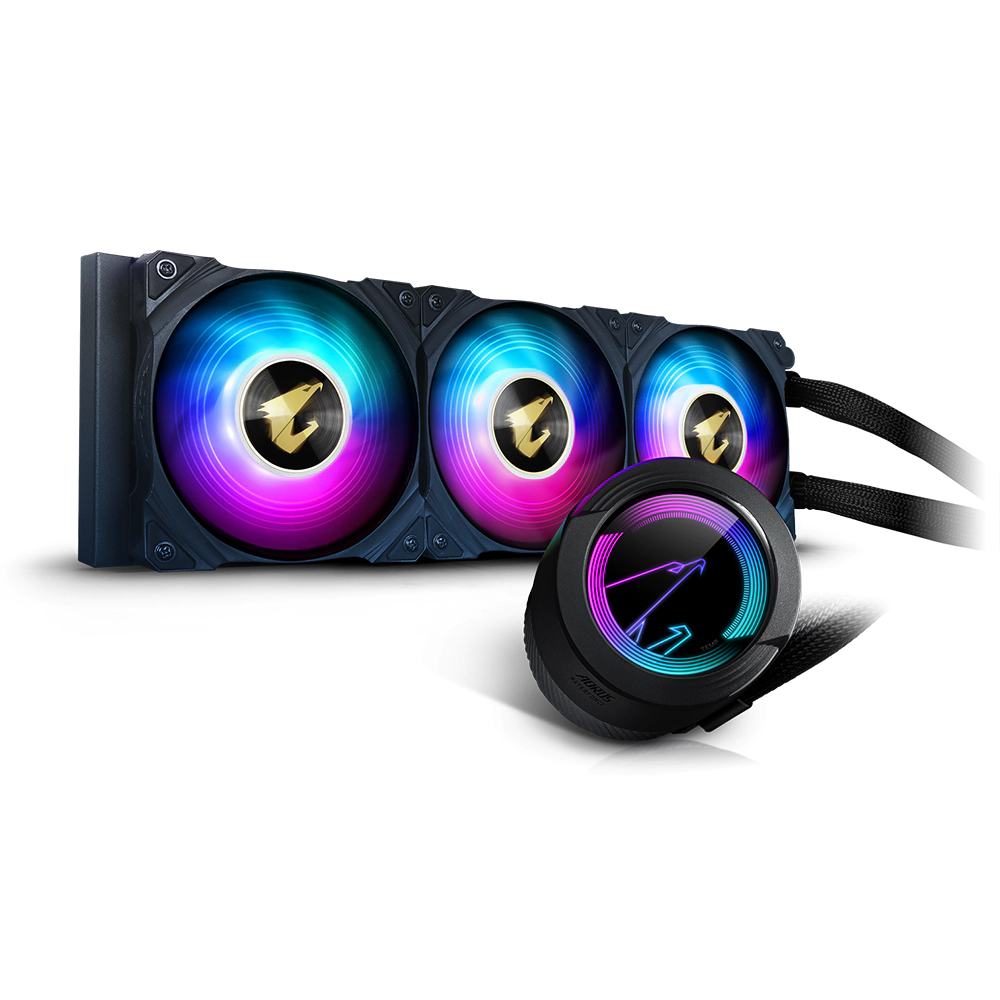 Охладител за процесор Gigabyte AORUS WATERFORCE 360, ARGB display, RGB Fusion 2.0 Socket 1700 Ready, (35934774)