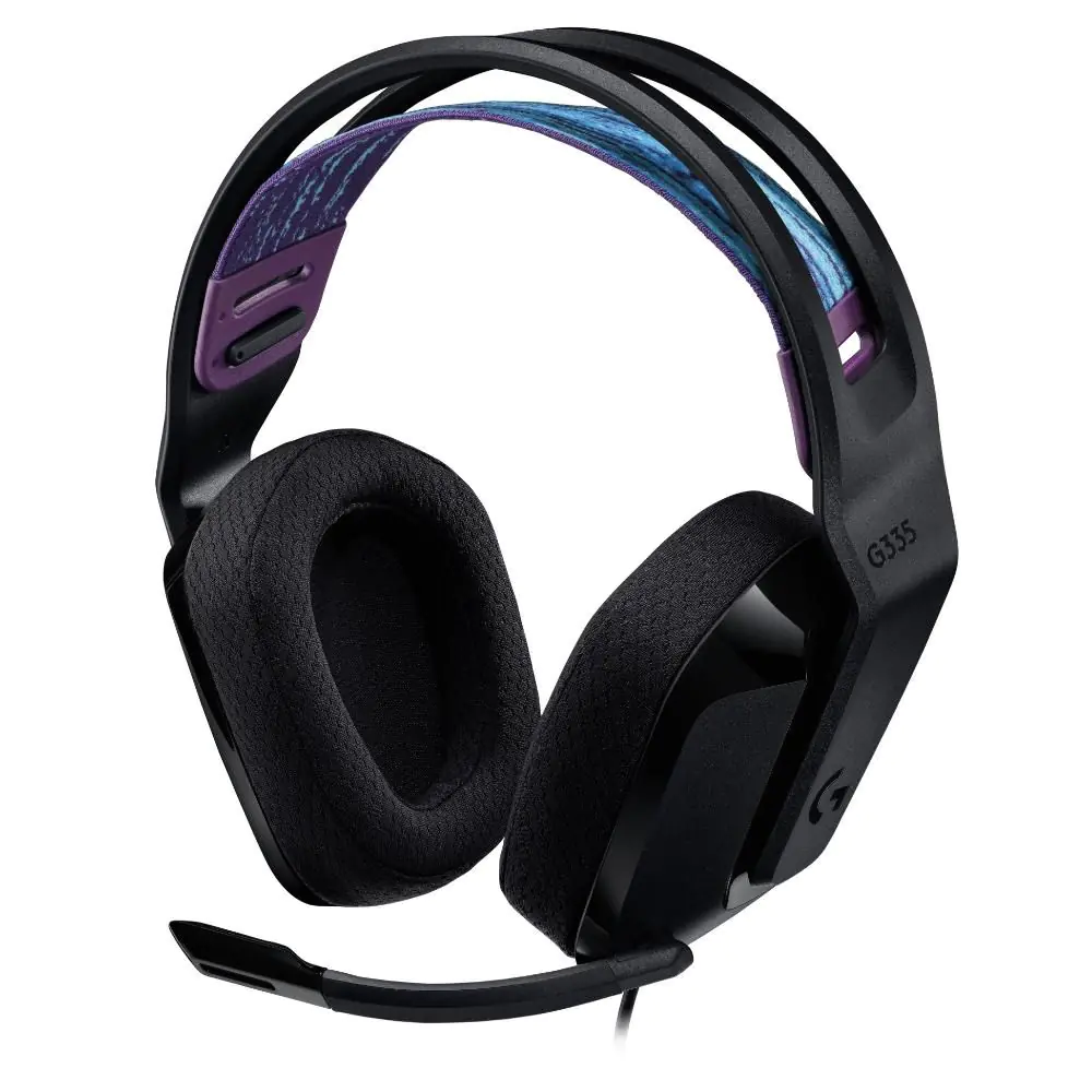 Геймърски слушалки Logitech G335, Микрофон, Черни, (35934574)