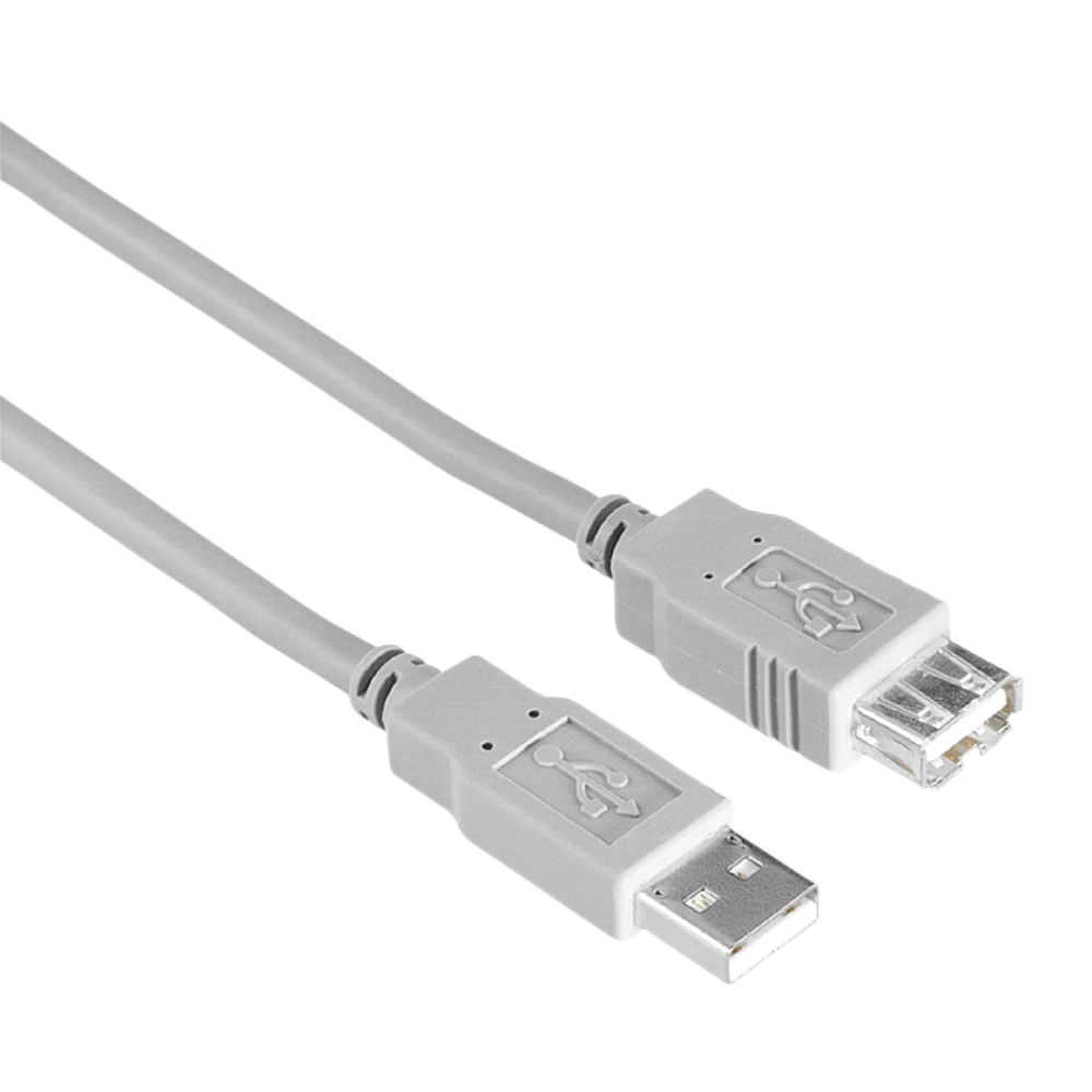 Удължителен кабел HAMA, USB-A женско - USB-A мъжко, 3 м, Стандарт, (35934168)