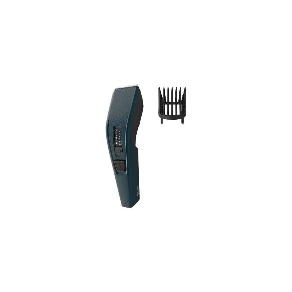 Машинка за подстригване Bundle  Philips Seria 3000 HC3505/15, 13 настройки за дължина, Използване с кабел, Остриета от неръждаема стомана, Син