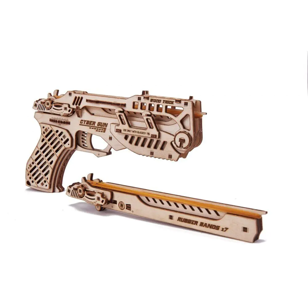 Wood Trick 3D Пъзел Cyber Gun