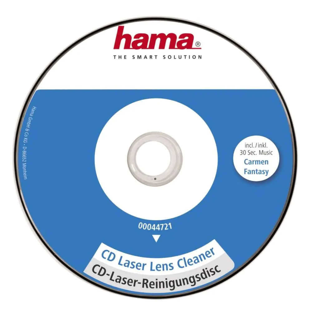Почистващ диск за CD устройства HAMA Laser Lens cleaner, (35932627)