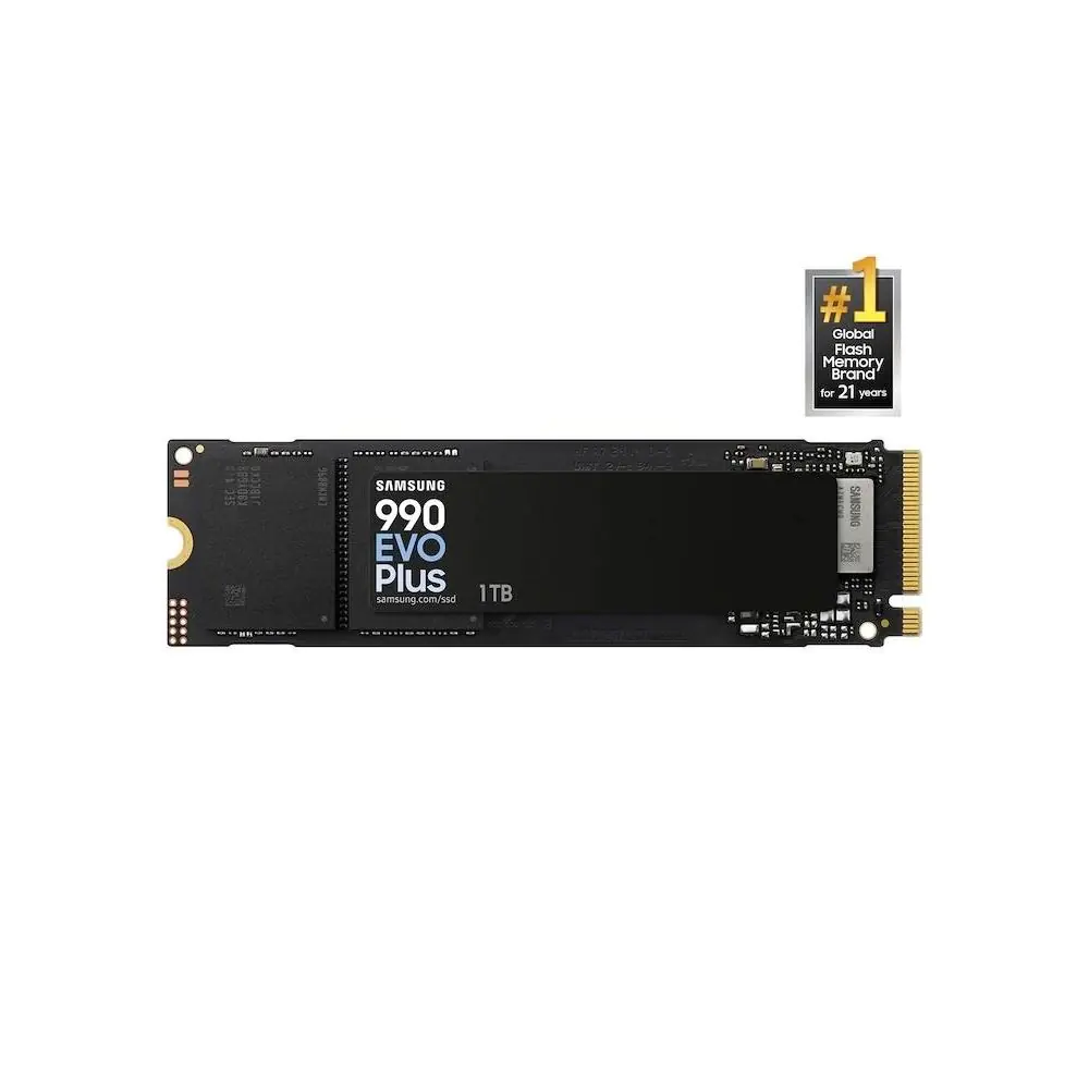 SSD SAMSUNG 990 EVO Plus, 1TB, M.2 Type 2280, MZ-V9S1T0BW, (35938647)