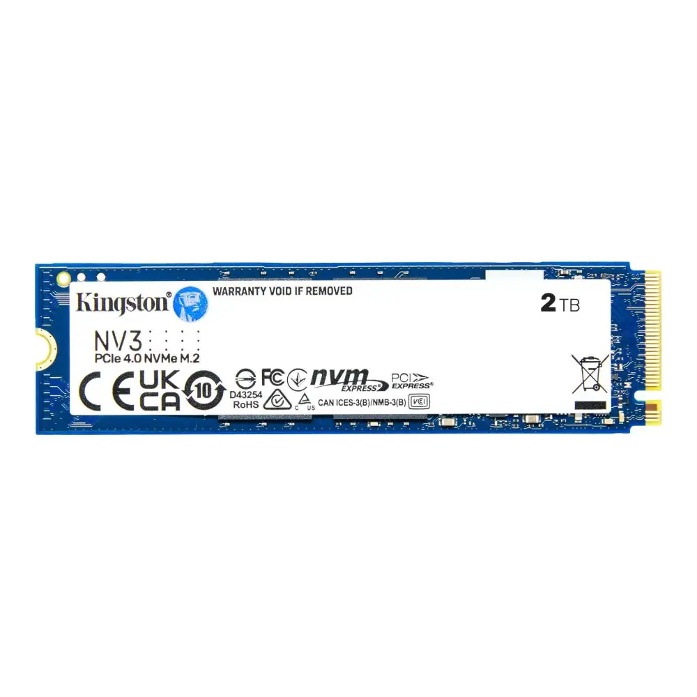 SSD KINGSTON NV3 M.2-2280 PCIe 4.0 NVMe 2000GB, (35938290)