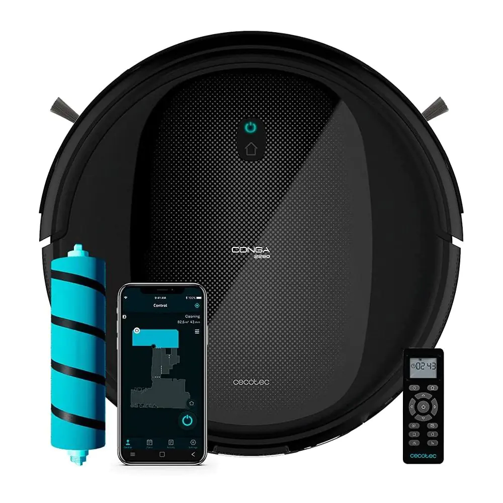 Прахосмукачка робот Cecotec - Conga 2290 Ultra, черна