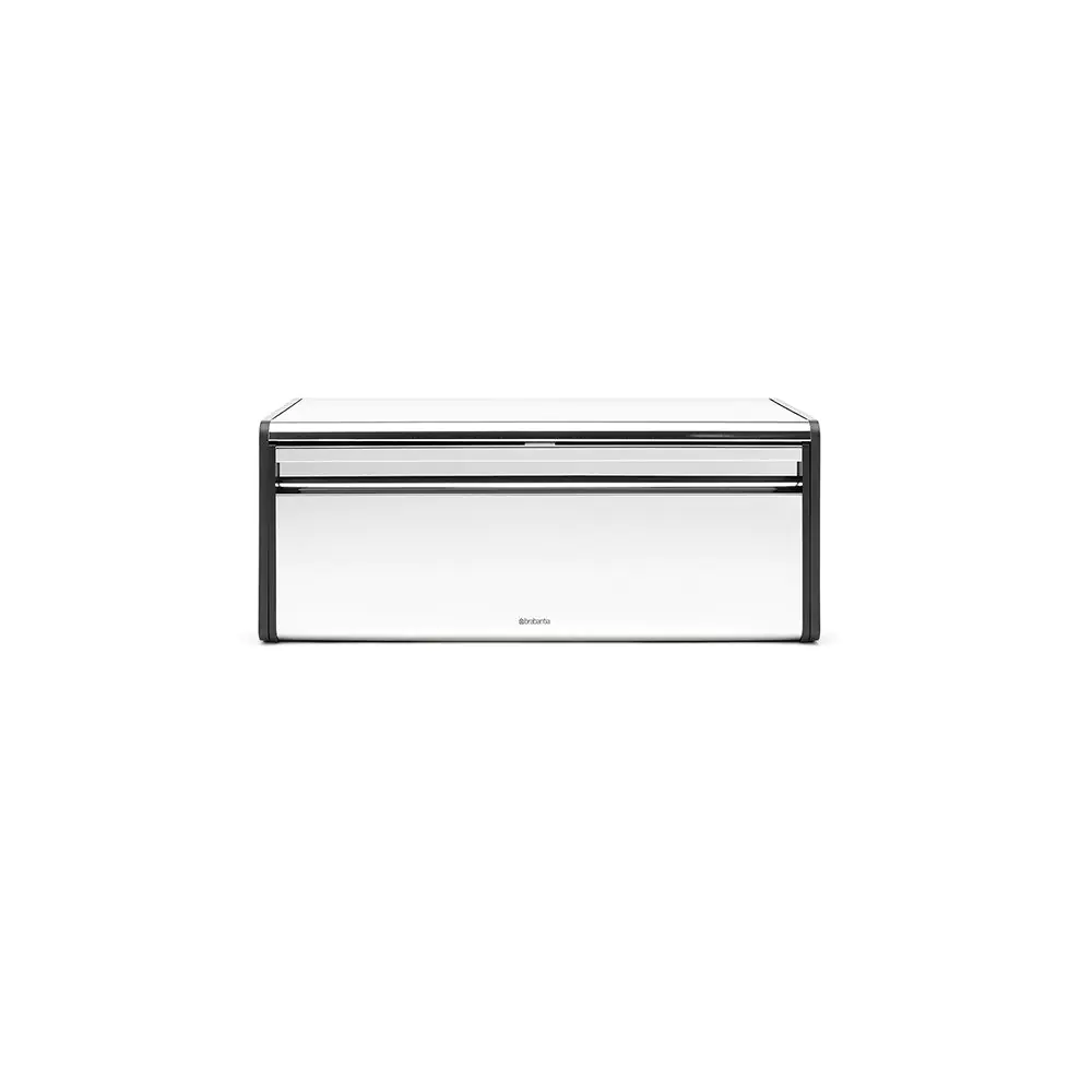 Кутия за хляб Brabantia Fall Front Brilliant Steel / Matt Black, (35940947)