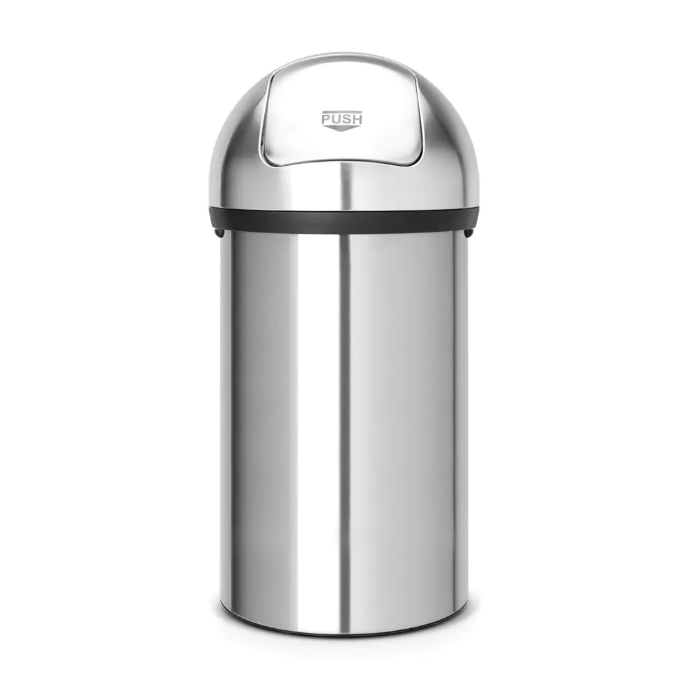 Кош за смет Brabantia Push 60L, Matt Steel, (35940972)