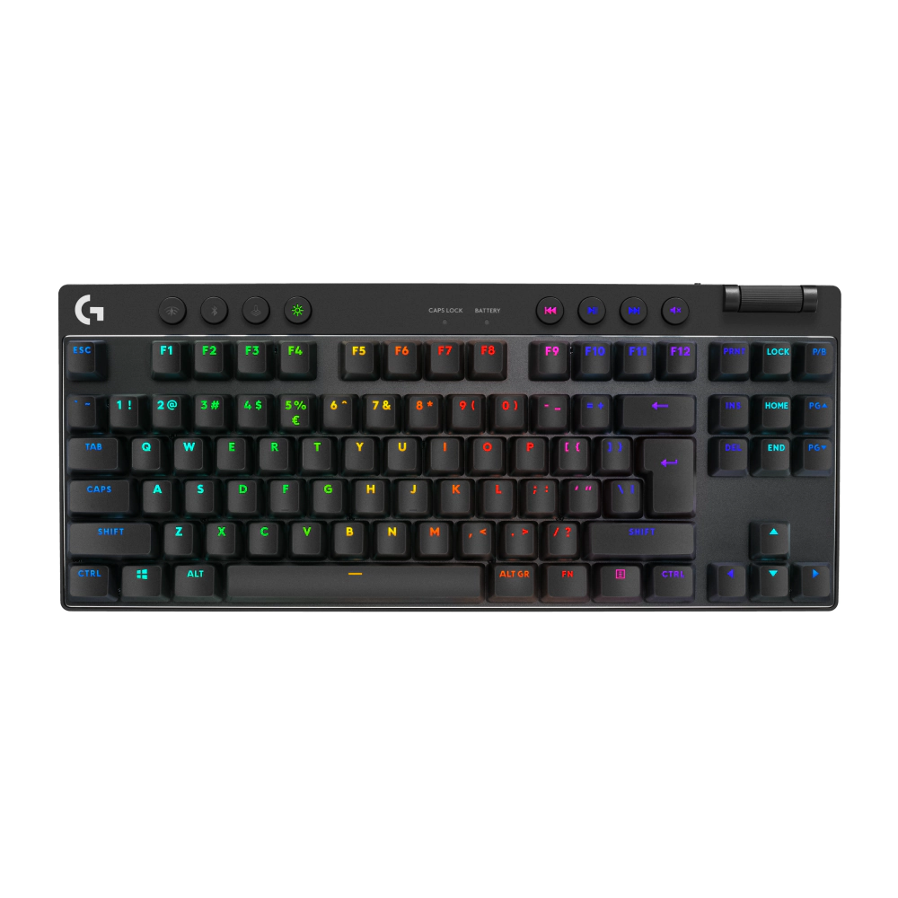 Геймърска механична клавиатура Logitech G Pro X TKL Lightspeed Tactile Switch, (35936611)