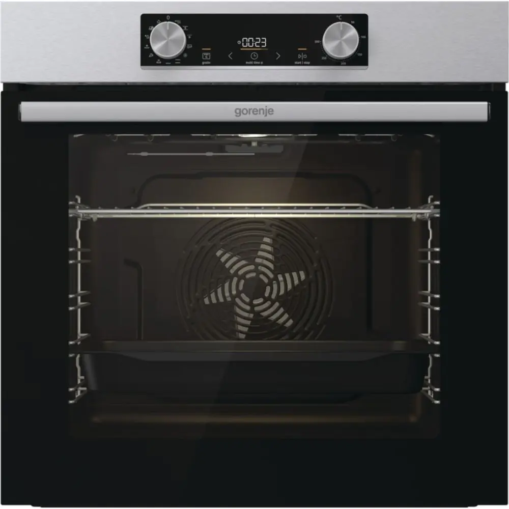 Готварска фурна за вграждане GORENJE BOP6737E02XK, 77 L, Пиролиза, Функция AirFry, Инокс, (21349)