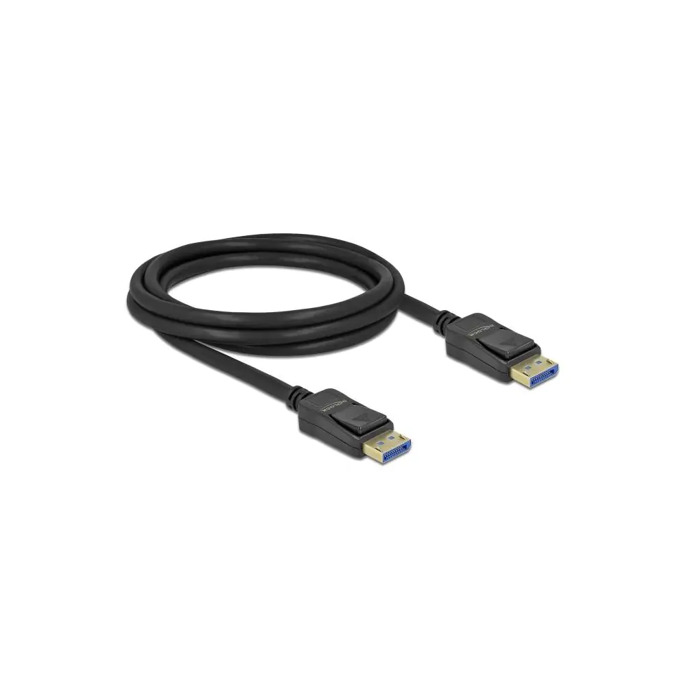 Кабел Delock DisplayPort 2.0 мъжко - DisplayPort мъжко, 2.0м, 10K, Черен, (35935385)