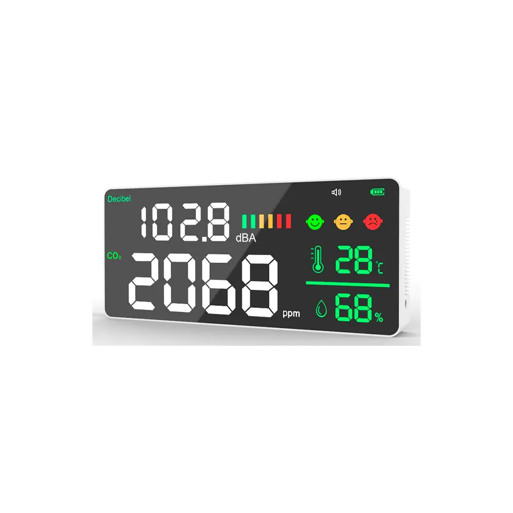 Монитор за качество на въздуха и шум Levenhuk Wezzer Air PRO CN20, (81410)